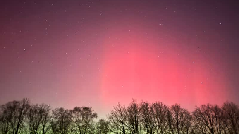 Zo zag het Noorderlicht er boven Horst aan de Maas uit