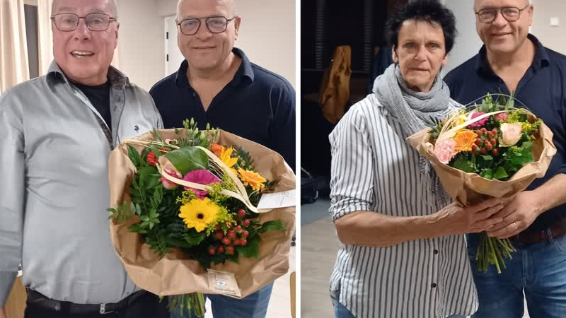 140 jaar lidmaatschap bij Muziekvereniging Tienray