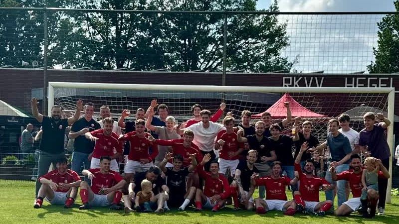 VV Hegelsom wint van Sparta '18 en pakt periodetitel
