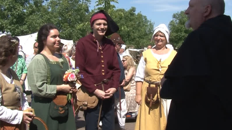 Middeleeuwse bruiloft in De Locht