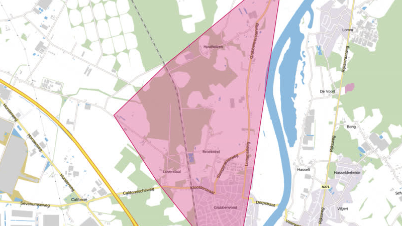 Grote stroomstoring in Grubbenvorst en Lottum