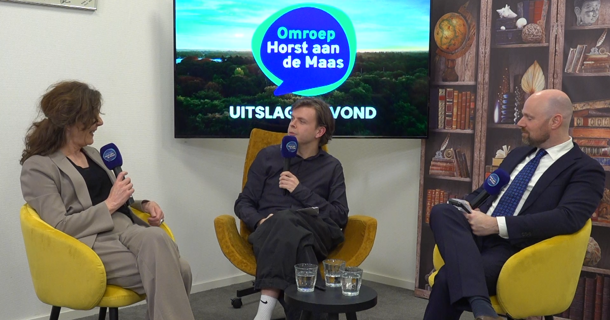 Terugkijken: de uitslagenavond van Horst aan de Maas