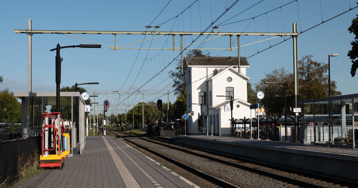 Leeg station Horst-Sevenum door ov-staking