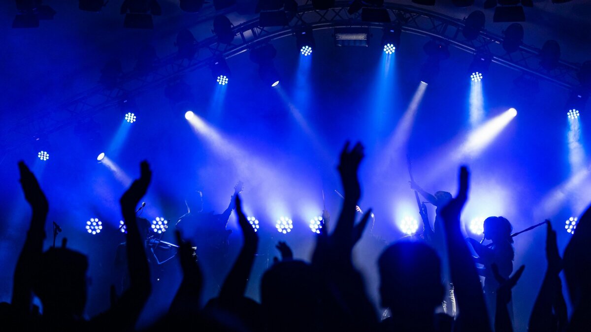 Evenement optreden concert podium