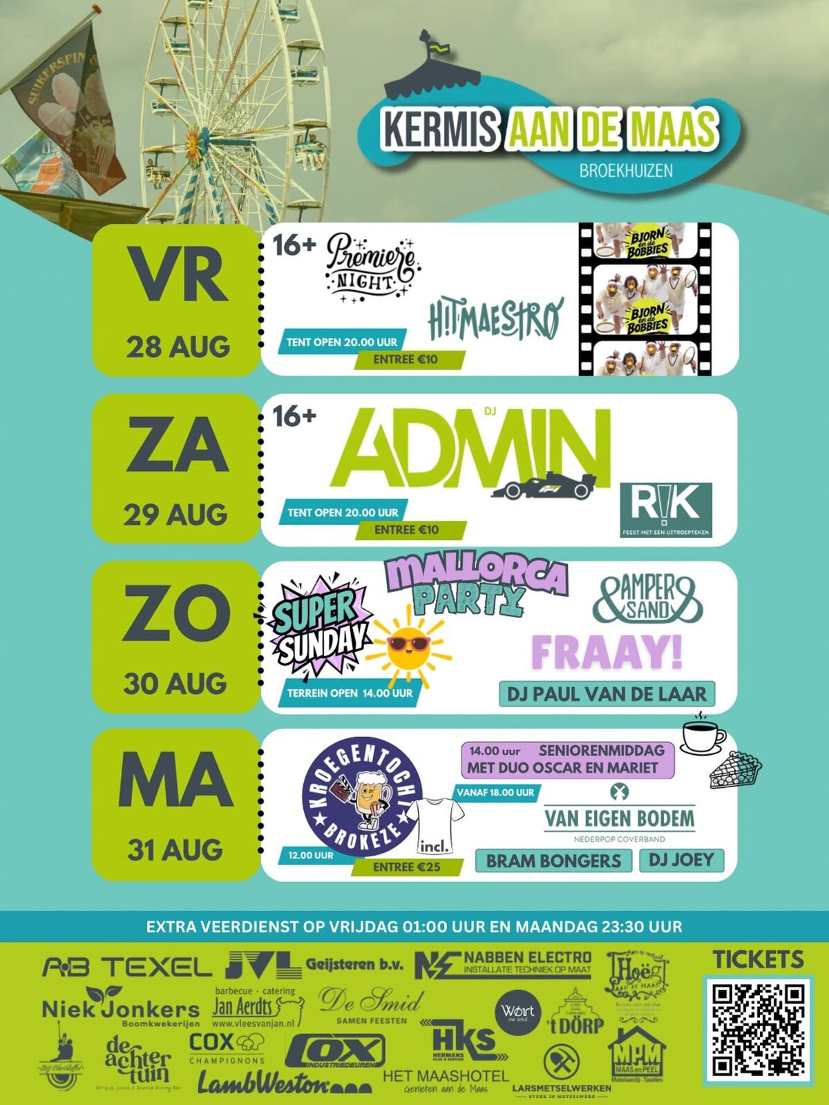 Kermis aan de Maas poster
