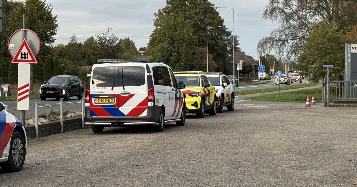 Grootschalige oefening van hulpdiensten bij spoorovergang tussen Horst en Sevenum