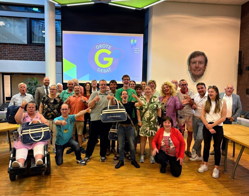 Zesde Grote G-Debat in het Gemeentehuis in Horst