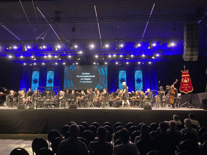 Fanfare Broekhuizenvorst en Ooijen tweede op Wereld Muziek Concours