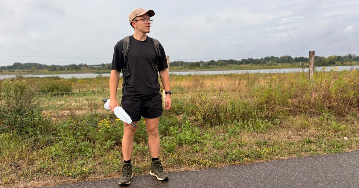 Stan Hendrix uit Sevenum wandelt 100 kilometer voor mentale gezondheid
