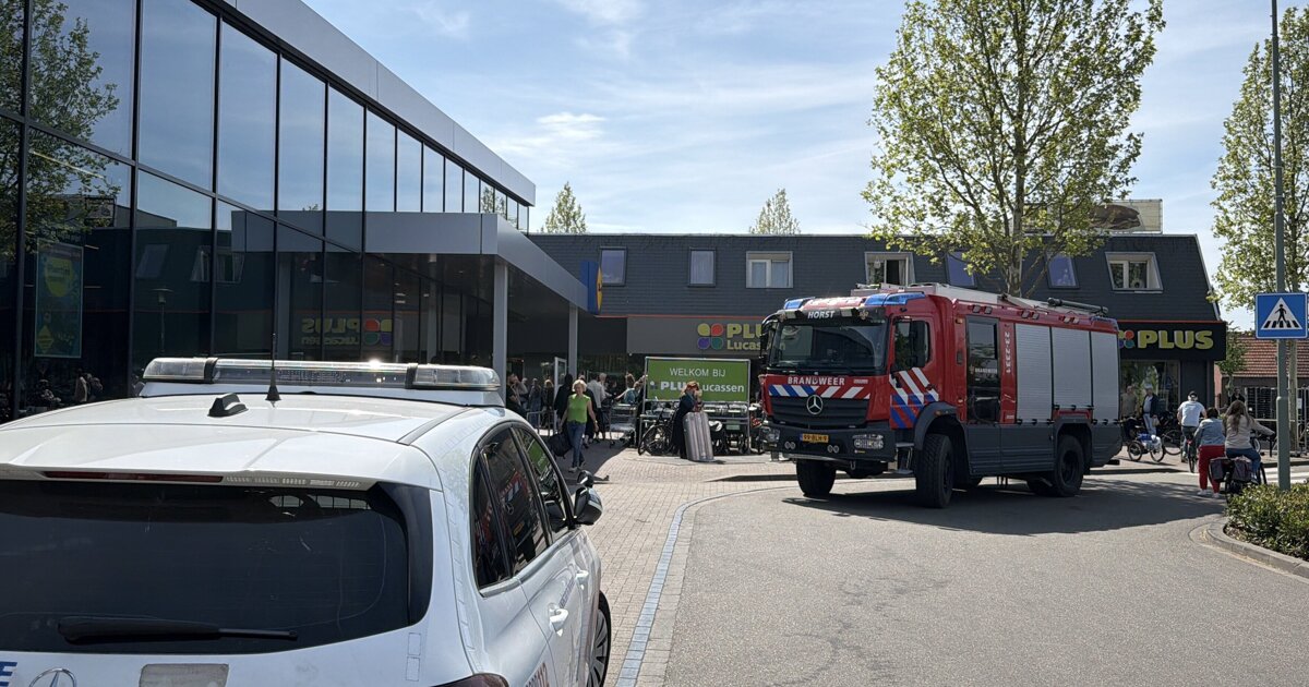 Gaslucht in supermarkt Horst, winkel ontruimd en voorlopig gesloten