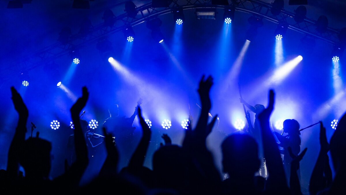 Evenement optreden concert podium