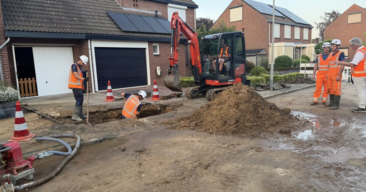 Opnieuw waterlek in Lottum: ongeveer 60 woningen getroffen