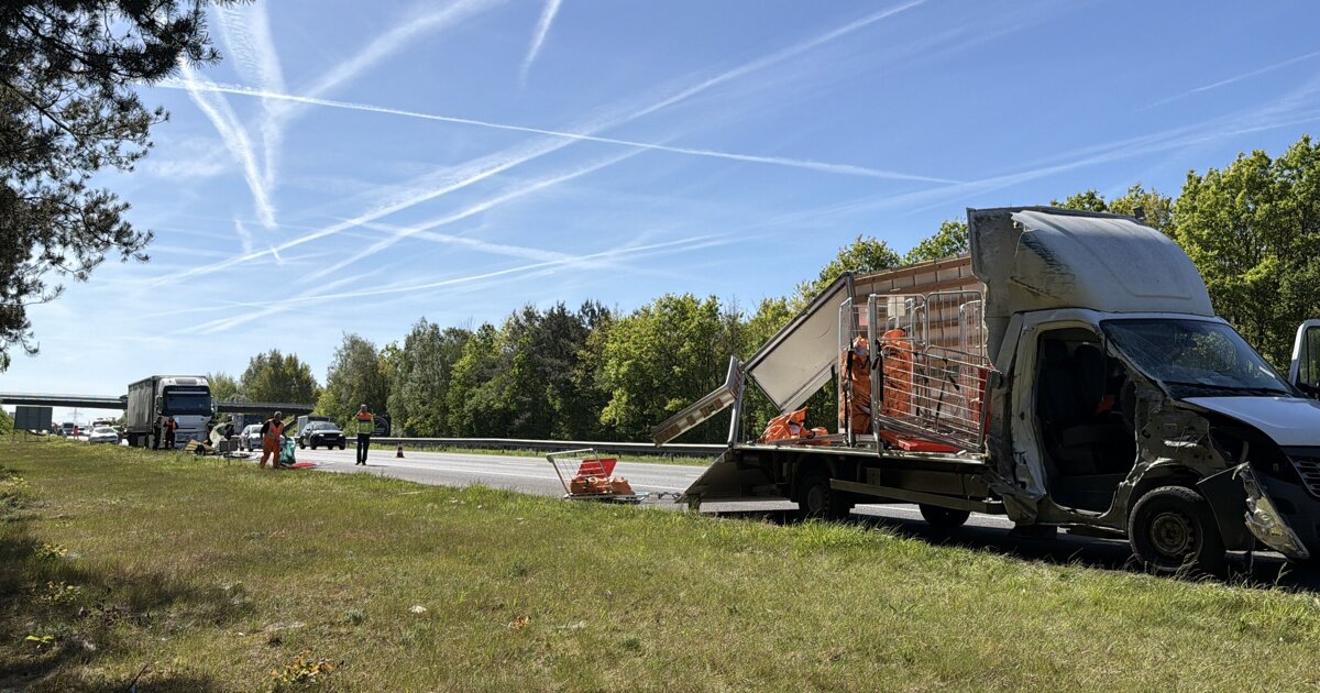 File door ongeluk op A73 bij Grubbenvorst