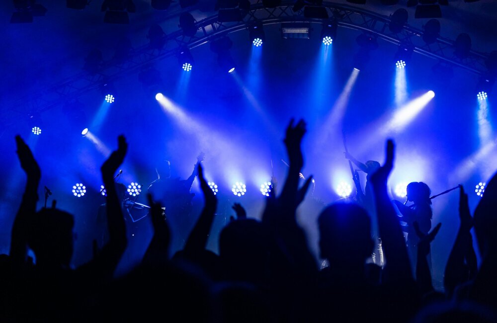 Evenement optreden concert podium