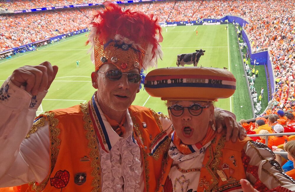 miek en guido in stadion